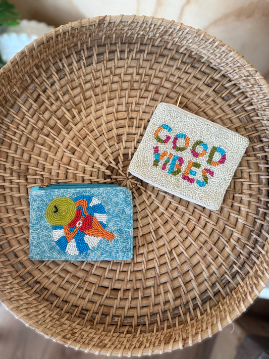 Beaded Coin Pouches